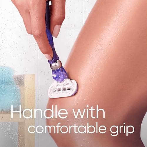 Gillette Venus Extra Smooth Swirl Women’s Razor, 1 Refill Razor Cartridges, Pivoting Reusable Handle and Shower Holder thumbnail 3