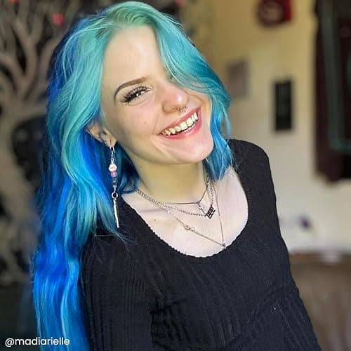 Arctic Fox Semi-Permanent Hair Dye, Vegan & Cruelty-Free, Pastel Blue, Ammonia-Free, Peroxide-Free, Conditioning Color, For Bleached Hair, Cotton Candy Dreams, 8 Fl Oz (Pack of 2) thumbnail 5