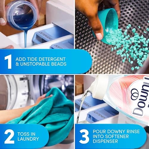 Downy Rinse Laundry Odor Remover, Spring Breeze Scent, 48 FL OZ, Fabric Softener and Laundry Odor Removal Rinse thumbnail 7