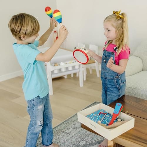 Melissa & Doug Band-in-a-Box Clap! Clang! Tap! - 10-Piece Musical Instrument Set thumbnail 8