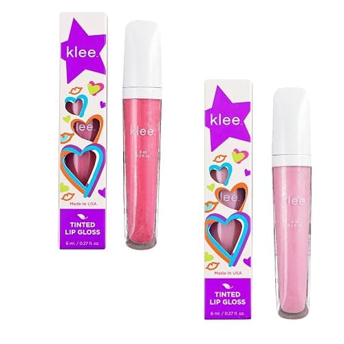 LunaStar Klee Flavored Lip Gloss Bundle. Perfect for kids and tweens. Gentle and Non-Toxic. Made in USA. (Tahoe Interlude/Aspen Rhythm) - Image 1