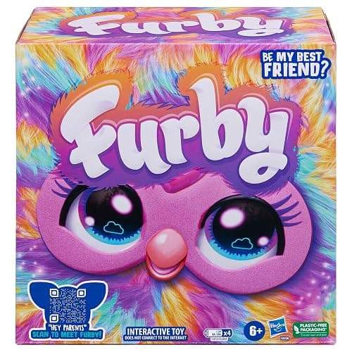 Furby Tie Dye Interactive Plush Toy - English Version, Batikfärbung thumbnail 3