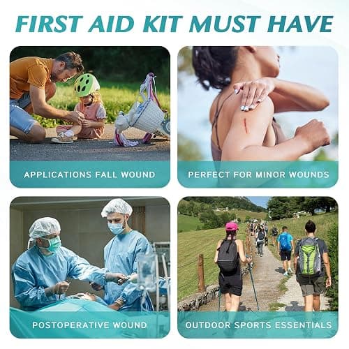 Zip Stitch Wound Closure Kit - 6 Pcs Butterfly Bandages, Surgical Quality, Quick Clot, Suture-Free Surgical Repairment, First Aid Wound Care - Easy Emergency Laceration Closure thumbnail 9