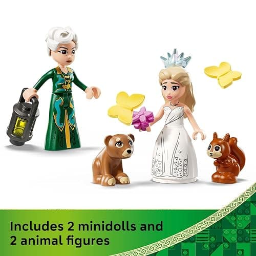 LEGO Wicked Glinda's Wedding Day Building Toy - Pretend Playset with 2 Minidolls, 2 Animal Toy Figures, & 2 Poseable Butterflies - Building Blocks for Kids, Ages 8+ - Gift for Girls & Boys - 75688 thumbnail 5