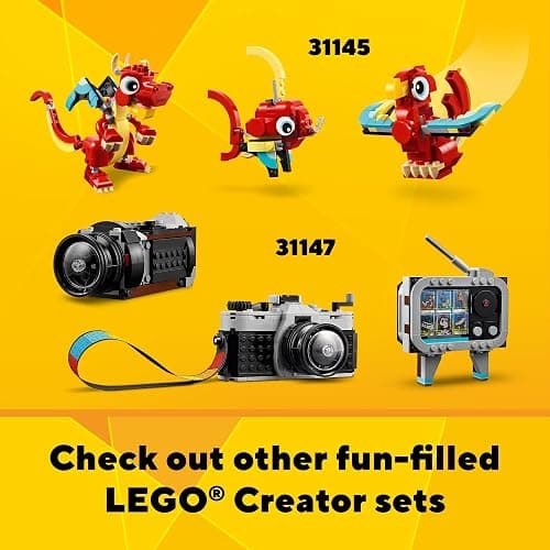 LEGO Creator 3 in 1 Flatbed Truck with Helicopter Toy, Transforms from Flatbed Truck Toy to Propeller Plane to Hot Rod and SUV Car Toys, Gift Idea for Boys and Girls Ages 7 Years Old and Up, 31146 thumbnail 6