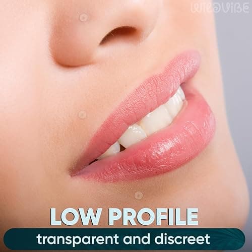 WildVibe 16g Clear Earrings for Sports, Work, Surgery - Bioflex Labret Clear Piercing Retainers 10pc Set - Plastic Clear Piercings Stud Earrings for Cartilage Helix Tragus Lip Medusa Monroe (6mm, 8mm, 10mm, 12mm) thumbnail 4