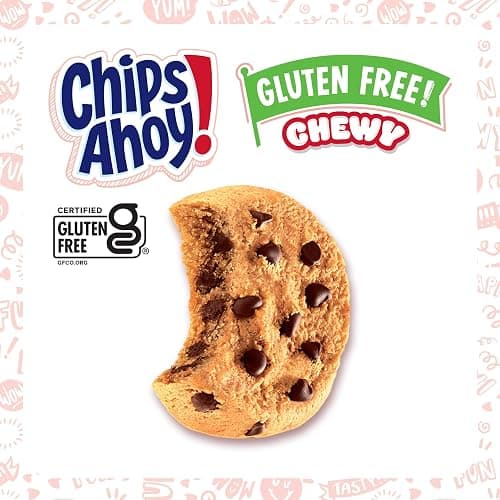 CHIPS AHOY! Chewy Gluten Free Fudgy Chocolate Chip Cookies, 9.75 oz (Pack of 2) thumbnail 4