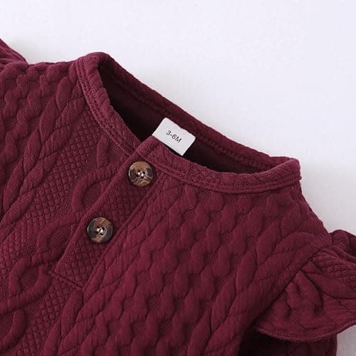 Mioglrie Toddler Baby Girl Clothes Fall Winter Sweatsuit Newborn Sweatshirt Sweat Pant Sets Outfits Infant Girls Clothing thumbnail 4