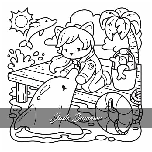 Petits jobs cosy - Jade Summer - Coloriages mignons qui font craquer - Cosy colo thumbnail 2