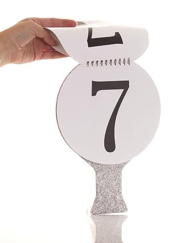 Boxer Gifts Paddle | Score Your Dad’s Terrible Dancing | Fun for All The Family | for Parties, Birthday or Christmas Star Dancer (US Version), Silver (OT2072) thumbnail 4