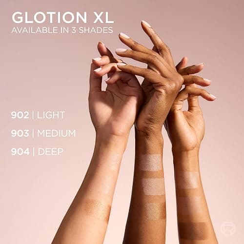 L'Oreal Paris Lumi Glotion XL, Natural Glow Enhancer, Illuminator, Highlighter, Bronzing Drops For a Sun-Kissed Glow for Face and Body, 903 Medium, XL 3.04 fl oz thumbnail 10