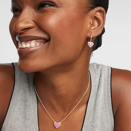 Kendra Scott Ari Heart Huggie Earrings for Women, Fashion Jewelry thumbnail 4