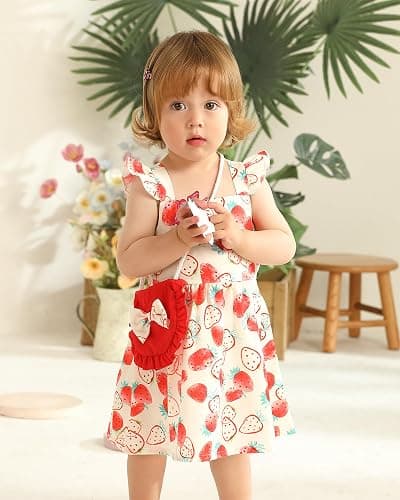 Mioglrie Baby Girl Clothes Newborn Dress Summer Toddler Girls' Clothing Casual Sundress with Cute Bag Infant Outfits thumbnail 3