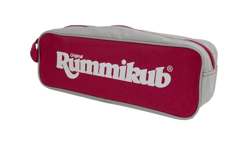 Rummikub - The Complete Original Game With Full-Size Racks and Tiles in a Durable Canvas Storage/Travel Case by Pressman - Amazon Exclusive thumbnail 6