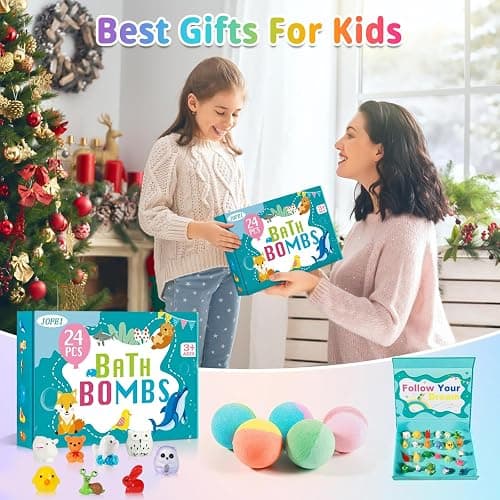Bath Bombs for Kids with Surprise Inside, 24 Pack Kids Bath Bombs with Toys Inside Gift Set, Kid Bubble Bath Fizzy for Girls Boys with Bath Toys thumbnail 5