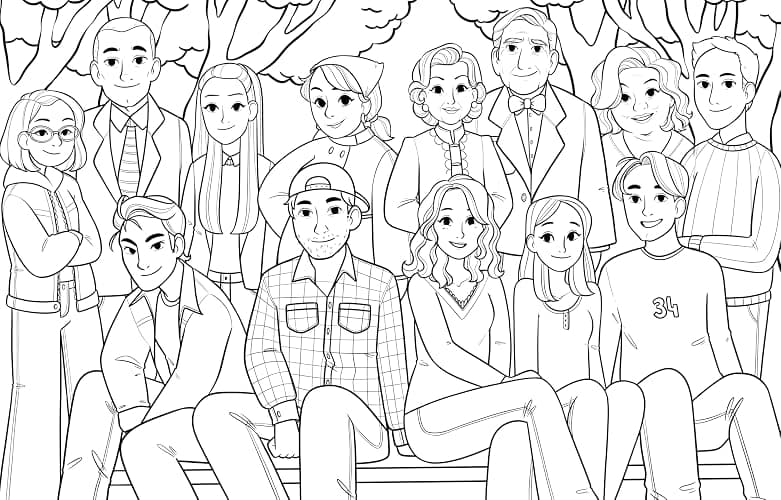 Gilmore Girls: The Official Coloring Book thumbnail 2