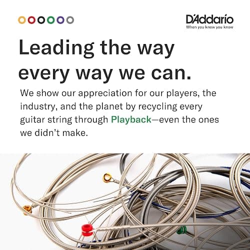 D'Addario Acoustic Guitar Strings, 80/20 Bronze, EJ11-3D, Light Gauge 12-53, 6-String Set, Pack of 3 thumbnail 7