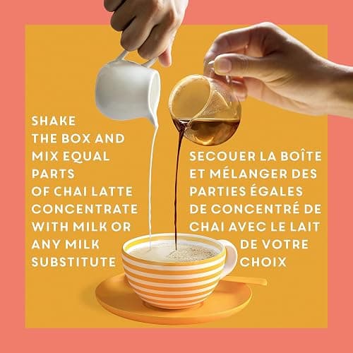 TAZO Chai Concentrate - 946 mL (Pack of 1), At Home Café Experience, Flavorful and Aromatic, Caffeinated, Enjoy Hot or Iced thumbnail 8