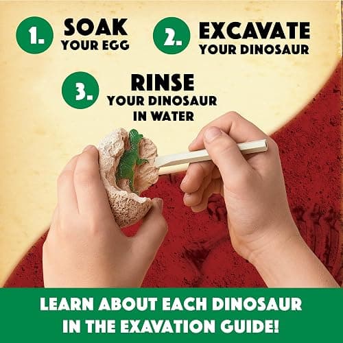 MindWare Dig It Up! Dinosaur eggs excavation kit thumbnail 4