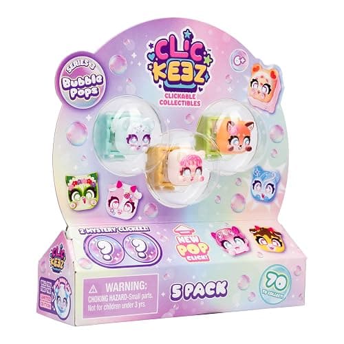 Clickeez Series 3 5-Pack | 5 Collectible Character Keyboard Keys Click and Clack | Create Your Own Keychain | Ages 6+ thumbnail 10