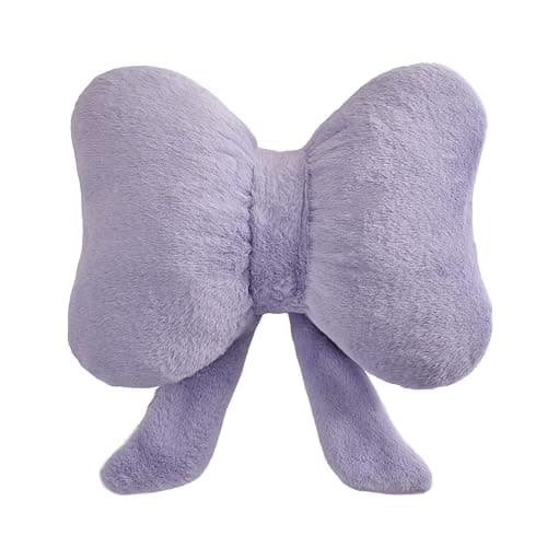 Novohive Bow Pillow Throw Pillows Butterfly Shaped Decorative Cute Pillows for Bed Sofa Cute Home Decorr,Purple 10 * 8inch thumbnail 7
