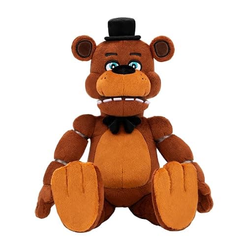 Five Nights at Freddy’s 14” Poseable Sound Freddy Fazbear Plush - 5 Sounds, 1 Song Clip, and Glow-in-The-Dark Eyes - Ages 8+ thumbnail 3