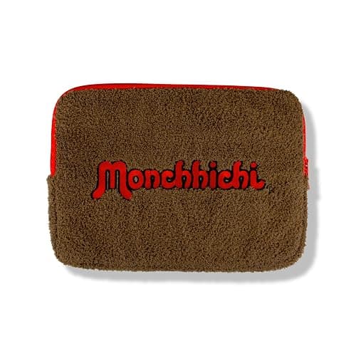 Sonix x Monchhichi Plush Tech Sleeve | 14 inch Fuzzy Laptop and Tablet Carrying Case Cover, Protective Travel Bag | 13" - 14" | Monchhichi Boy thumbnail 2