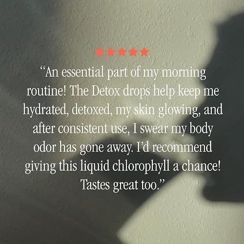 Juna Chlorophyll Liquid Drops, 3X Potency Concentration - Detox, Debloat, Cleanse, Internal Deodorant, Energy & Cellular Support Supplement - Fresh Minty Lemon Taste thumbnail 8