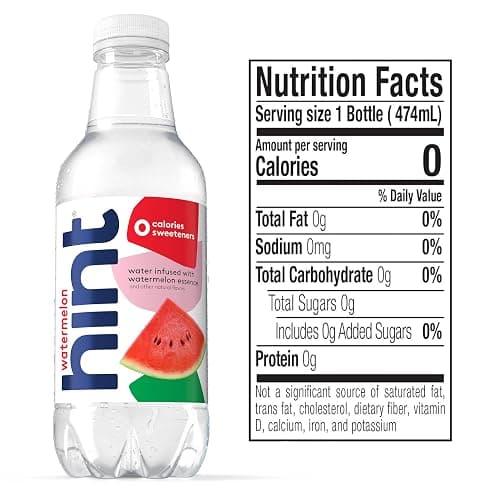Hint Infused Bottled, Best Sellers Variety Pack - Sugar Free Flavored with Zero Calories, Natural Essences, and No Artificial Sweeteners - 16 Fl Oz (Pack of 12) thumbnail 4