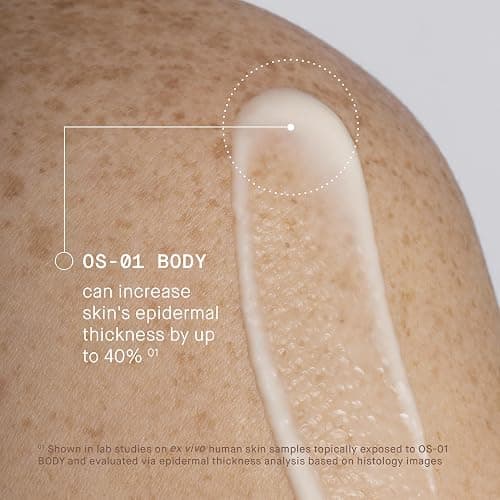 OneSkin BODY OS-01 Peptide Topical Supplement & Skin Longevity Age Reversal Moisturizer | Safe for Sensitive Skin, Fragrance-Free, 250 mL / 8.45 oz thumbnail 5