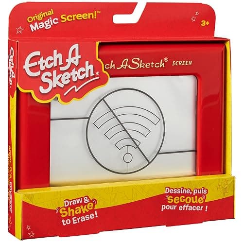 Etch A Sketch, Classic Red Drawing Toy with Magic Screen, for Ages 3 and Up thumbnail 9