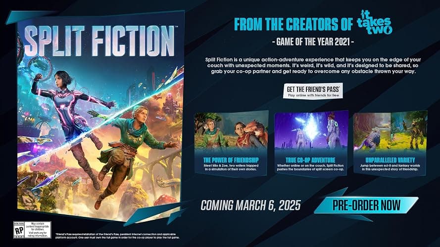 Split Fiction Playstation 5 (PS5) thumbnail 2