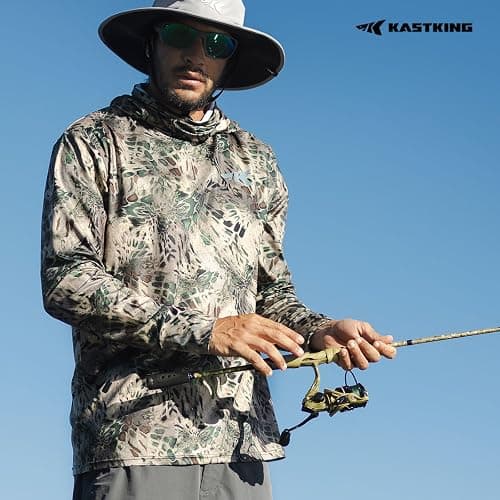 KastKing Spartacus Defender Twin-Tip Fishing Rod and Reel Combo | Baitcaster & Spinning Combo, 2-Piece Rod, Extra Tip, KastFlex IM7 Graphite Blanks, Camouflage Finish, Freshwater Fishing thumbnail 16
