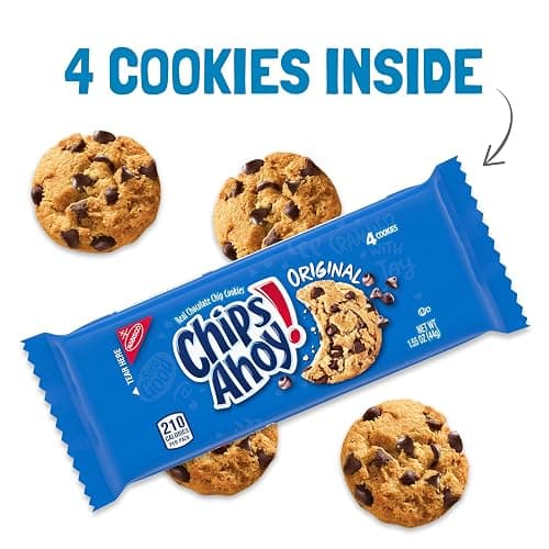 CHIPS AHOY! Original Chocolate Chip Cookies, 40 Snack Packs (4 Cookies Per Pack, 4 Boxes) thumbnail 5