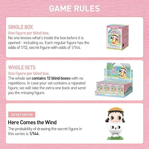 POP MART Nyota × Chibi Maruko Chan Series Blind Box Figures, Single Box | Collectible Toys, Home Decorations, Holiday Birthday Gift for Girls and Boys thumbnail 7