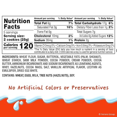 Kinder Kinderini Shortbread Cookies, Crunchy Biscuits Snack with Fun Expressions, Resealable Bag, 8.8 oz thumbnail 2