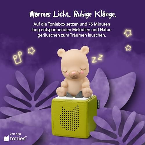 tonies Hörfiguren für Toniebox – Nachtlicht Schlummerbär – Musik beruhigenden Klängen + Kreativ eigene Aufnahmen, für Kinder ab 3 Jahren, Laufzeit 90 Min. thumbnail 4