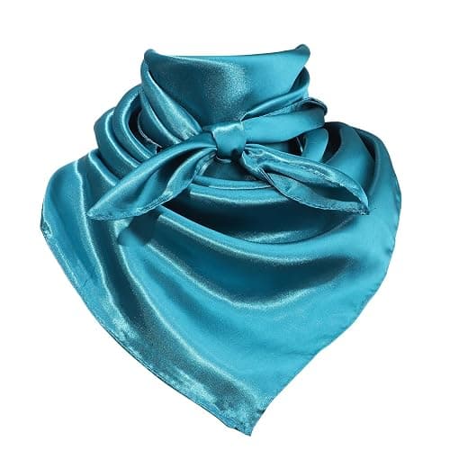 Molans 35 Inch Solid Color Wild Rag, Pure Cowboy Bandanas Oversize Western Neckerchief Bolo Head Scarf for Men Women - Image 1