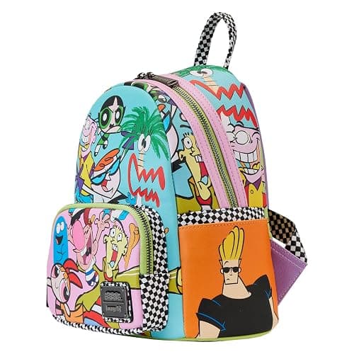 Loungefly Cartoon Network Retro Collage Mini Backpack thumbnail 2