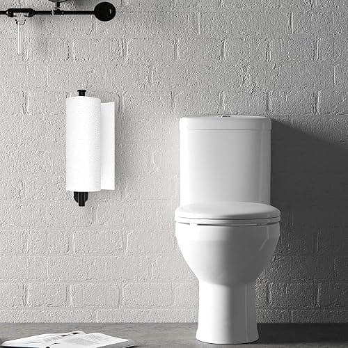Fvviia Paper Towel Holder Under Cabinet, Self Adhesive and Drilling Paper Towel Holder Wall Mount, Under Cabinet Paper Towel Holder for Kitchen Bathroom, SUS304 Stainless Steel thumbnail 8