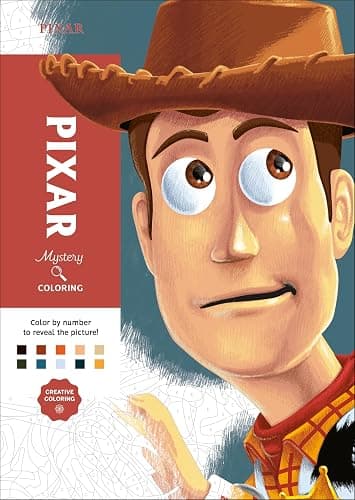 Disney Mystery Coloring: Pixar: A Color by Number Book - Image 1