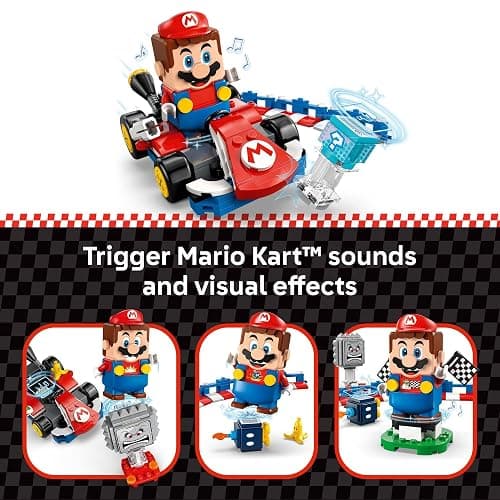 LEGO Super Mario: Mario Kart – Interactive Mario & Standard Kart Building Toy - Pretend Play Racing Playset for Boys & Girls, Ages 7+ - Gift for Christmas - 72043 thumbnail 4