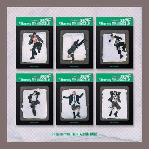 P1Harmony DUH! 8th Mini Album (Compact H Ver - Random Ver.) - Image 1