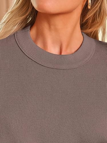 LILLUSORY Women 2 Piece Outfits Sweatsuit Oversized Knit Pullover Sweater Tops Wide Leg Pants Lounge Set thumbnail 5