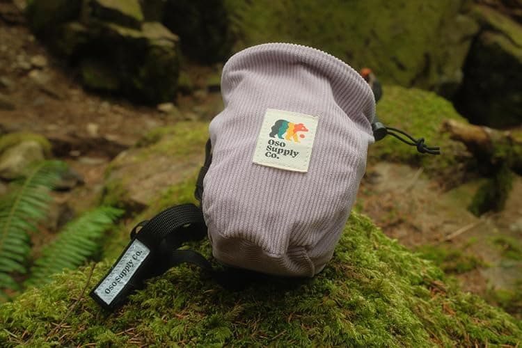 Oso Supply Co - Vintage Corduroy Chalk Bag for Rock Climbing, Bouldering Chalk Bucket with Belt and Zippered Pocket - Perfect Rock Climbing Gear, Equipment for Indoor Gym and Outdoors thumbnail 3