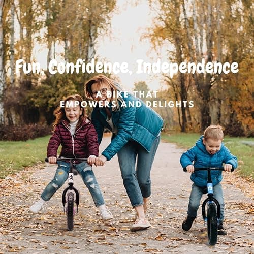 bicystar 16 Inch Kids Balance Bike for 5-8 Year Old, No Pedals, Air Tires, Footrests, Adjustable Height for Big Boys, Girls thumbnail 8