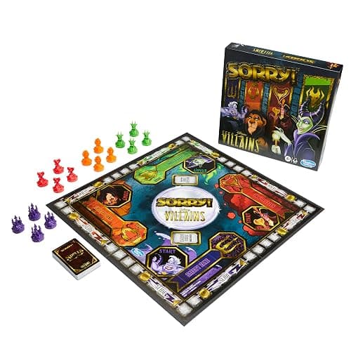Hasbro Gaming Sorry! Board Game: Disney Villains Edition Kids Game, Family Games for Ages 6 and Up (Amazon Exclusive) thumbnail 11