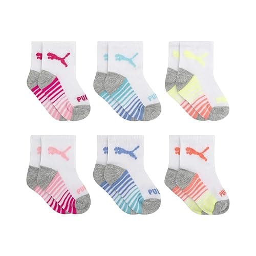 PUMA Baby 6 Pack Infant Anklet Socks
