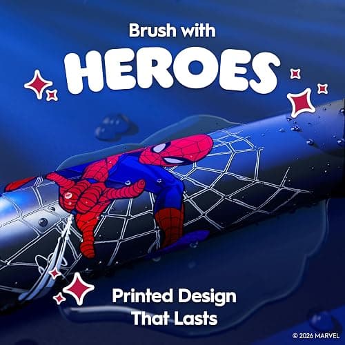 Oral-B iO Kids Limited Rechargeable Electric Powered Toothbrush, Spiderman with 1 Gentle Care Brush Head - Automatic Pressure Sensor to Protect Gums - 3 Cleaning Settings - 2 Min Music Timer thumbnail 6