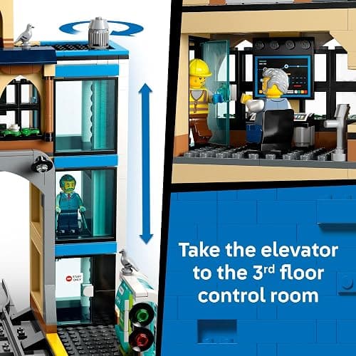 LEGO City Central Train Station Building Toy - Multi-Level Pretend Play Set for Boys & Girls, Ages 7+ - Building Blocks for Kids - Gift Idea for Christmas - 60469 thumbnail 3
